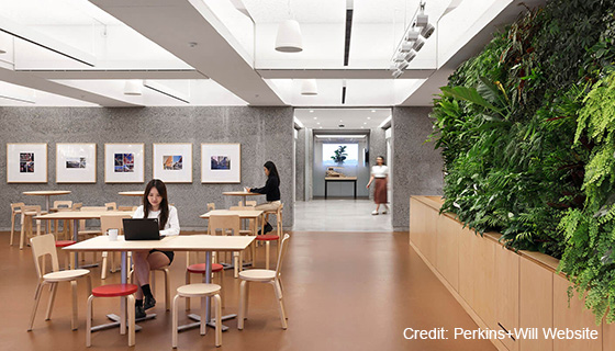 Kessil Lighting for Perkins+Will Vancouver Living Wall